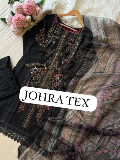 JT-165 C BY JOHRA TEX DESIGNER REYON SALWAR SUIT WHOLESALER IN INDIA